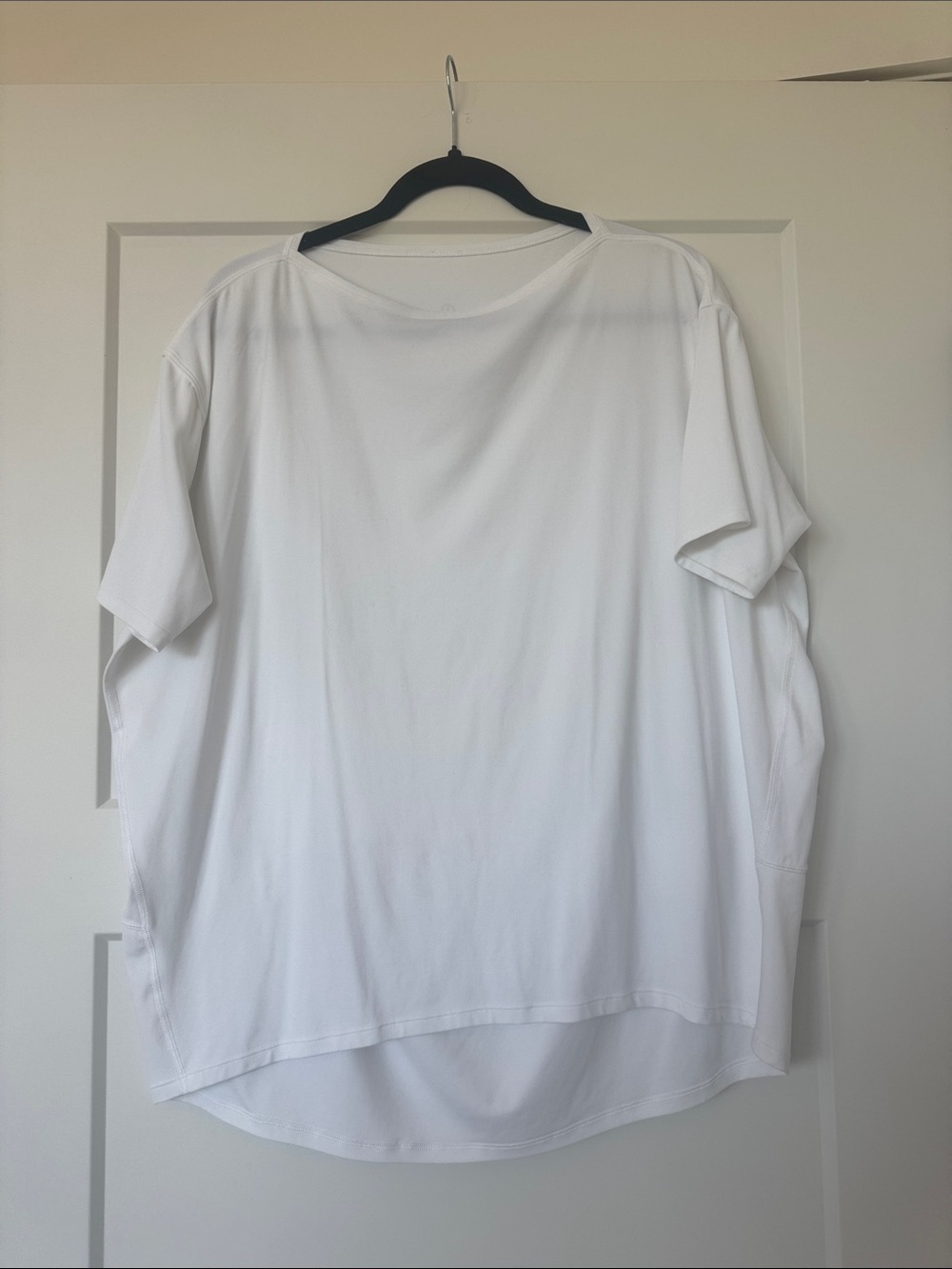 lululemon athletica White Back in Action Short-Sleeve Tee